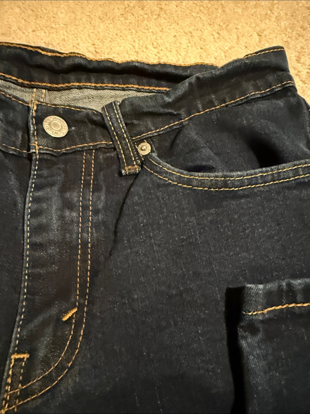 Levi's 511 Slim Fit Men's Deep Indigo Jeans - Picture 4 of 10